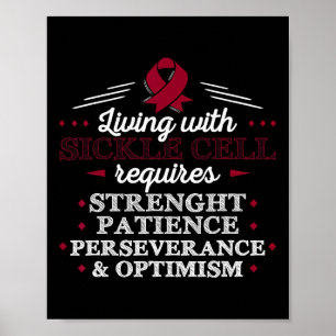 Sjukdom i sickle-cell-cell - Ögonmedvetandehöjande Poster