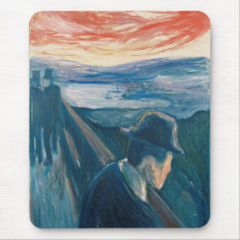Sjukdom i Sunset, förtvivlan (av Edvard Munch) Musmatta