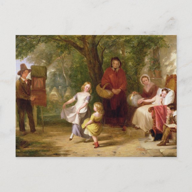 Sjukdom och hälsa, 1843 vykort (Framsida)