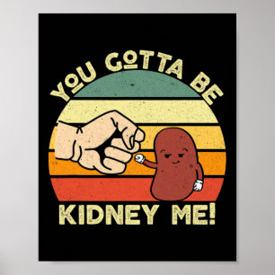 Sjukdom Transplant Roligt Njurorgandonation Donor Poster