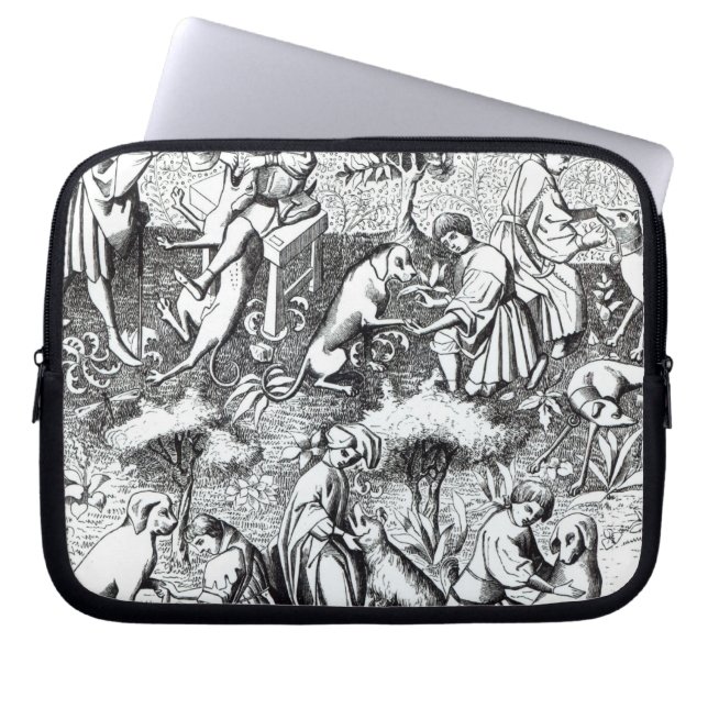 Sjukdomar av hundar och deras bot, efter en laptop sleeve (Framsidan)