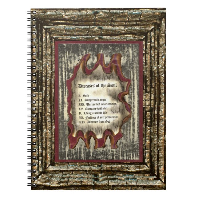 Sjukdomar i Soul Anteckningsbok Med Spiral (Framsidan)