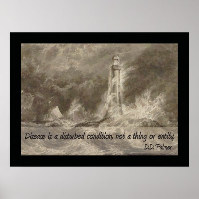 Sjukdomen är en plågad Poster för Villkor (Framsidan)