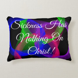 Sjukdomen har ingenting på den geometriska pipan prydnadskudde