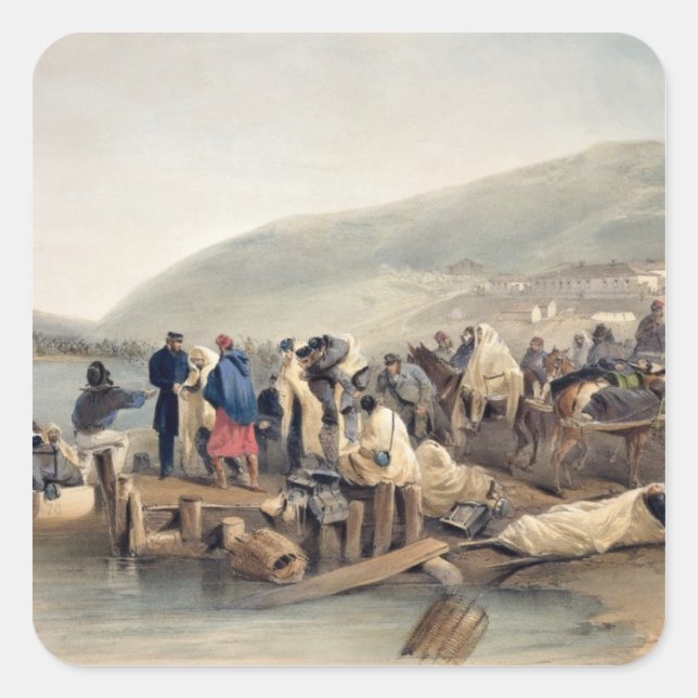 Sjukdomens kejsardöme på Balaklava Fyrkantigt Klistermärke (Framsida)