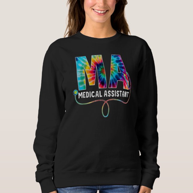 Sjukdomsassistent Dye Stethoscope Vecka F T Shirt (Framsida)