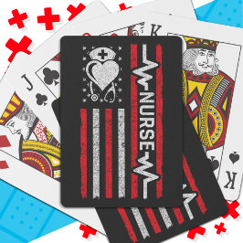Sjukdomsbedömning Hero Heart Life American Flagga Casinokort