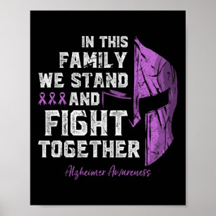 Sjukdomsfamiljens supportmedvetenhet Spartan Warri Poster