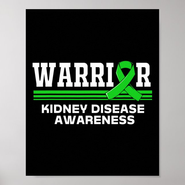 Sjukdomskarrior Kidney Disease Awareness Kids Poster (Framsidan)