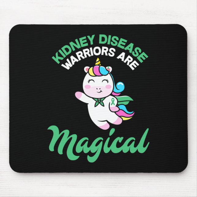 Sjukdomskarrior Magic Unicorn Kidney Awareness Musmatta (Framsidan)