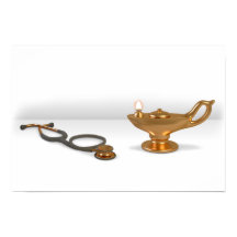 Sjukdomslampa och stetoskoskop