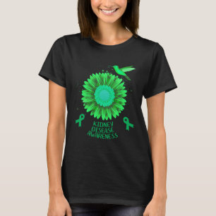 Sjukdomsmedvetenhet Solros Hummingbird Gift T Shirt