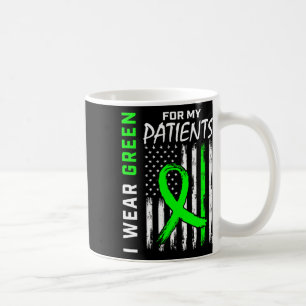 Sjukdomssjuka Grönt för mina patienter Njursjukdom Kaffemugg