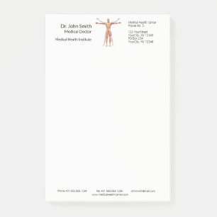 Sjukdomssjuka Kroppskeleton Muskler Post- it® Note Post-it Block