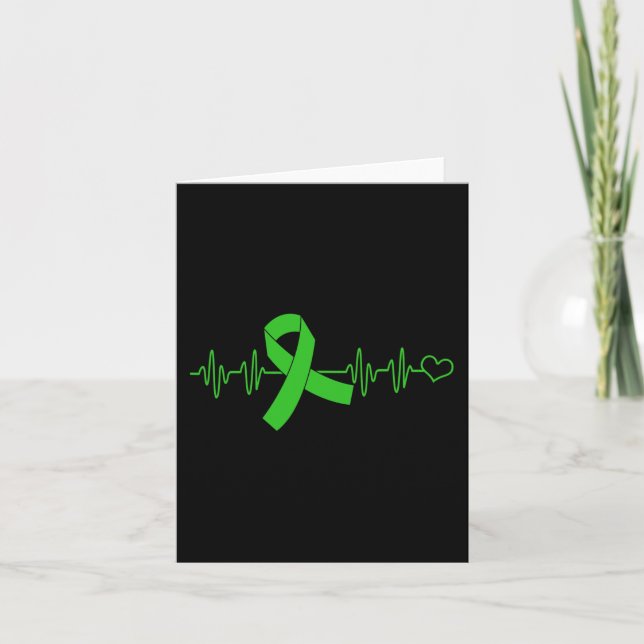 Sjukdomsstöd Heartslag Kidney Disease Awareness Kort (Framsida)