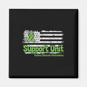 Sjukdomsstödenheten Flagga Kidney Disease Awarenes Magnet