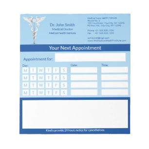 Sjukdomsvarivit Caduceus Dental Möte Anteckningsblock