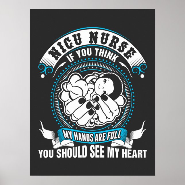 Sjukförsäkring | Nicu Nurse Min hand är Fullt Poster (Framsidan)