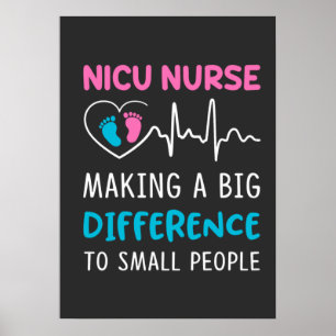 Sjukförsäkring Nicu Nurse Poster