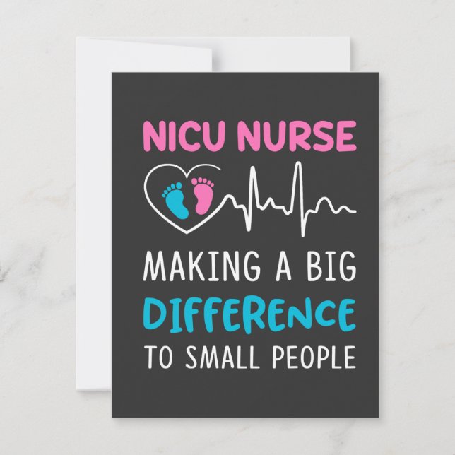 Sjukförsäkring | Nicu Nurse Tack Kort (Framsida)
