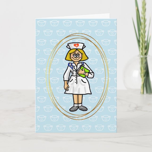 sjukförsäkringskort för tack och uppskattning helgkort (Framsida)