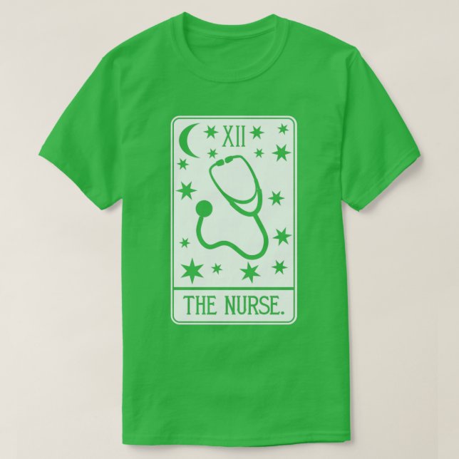 Sjukförsäkringskortet Tarot Card Anesthesist Schoo T Shirt (Design framsida)