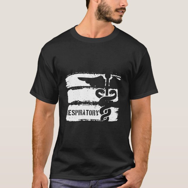 Sjukgymnast inom andningsterapi Andningsterapi T Shirt (Framsida)