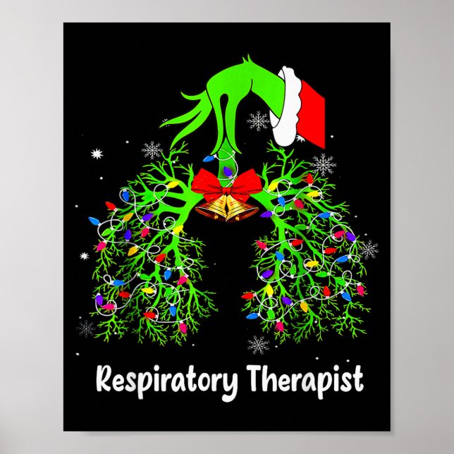 Sjukgymnast Istant Rt Care Xmas Terapi  Poster (Framsidan)