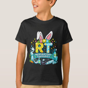 Sjukgymnast på andningsområdet påskharen rolig rt t shirt