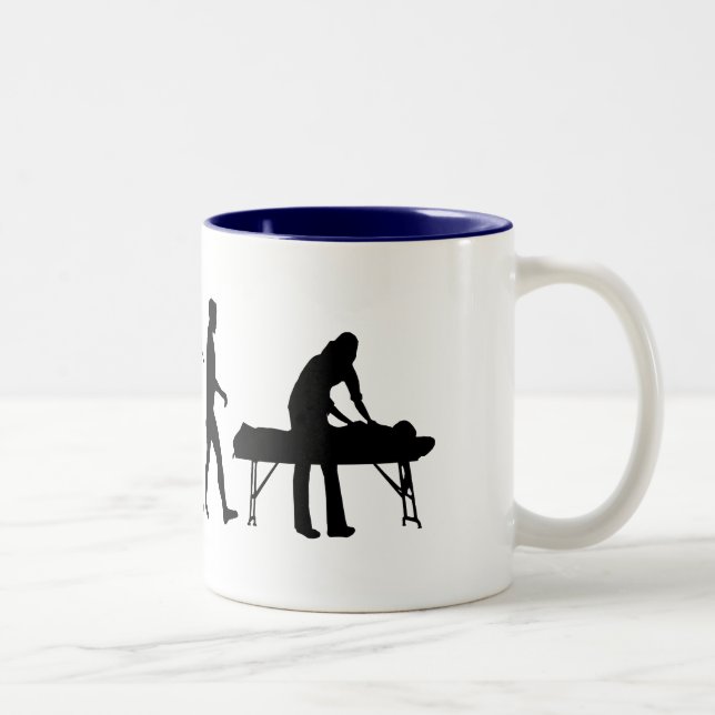 Sjukgymnastik för sjukgymnastiksportterapeut Två-Tonad mugg (Höger)