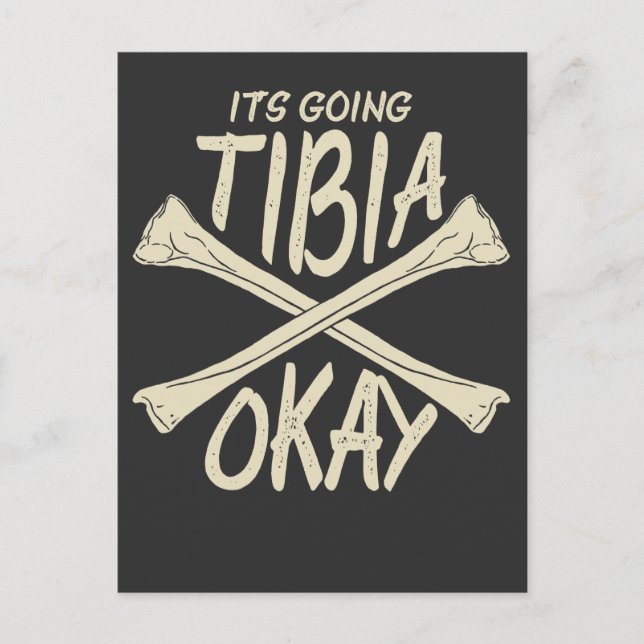 Sjukgymnastik Snabba Tillsammans Gåva Trasigt Ben Vykort (Framsida)