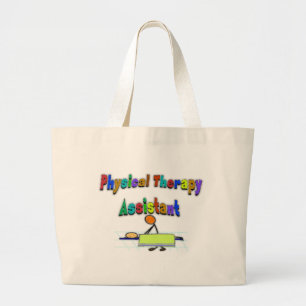 Sjukgymnastikassistent--Stick figurdesign Jumbo Tygkasse