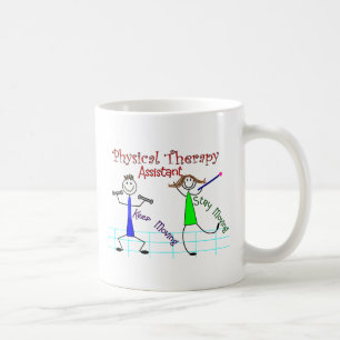 Sjukgymnastikassistentstick figurer design kaffemugg