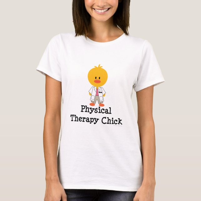 SjukgymnastikchickT-tröja T-shirt (Framsida)