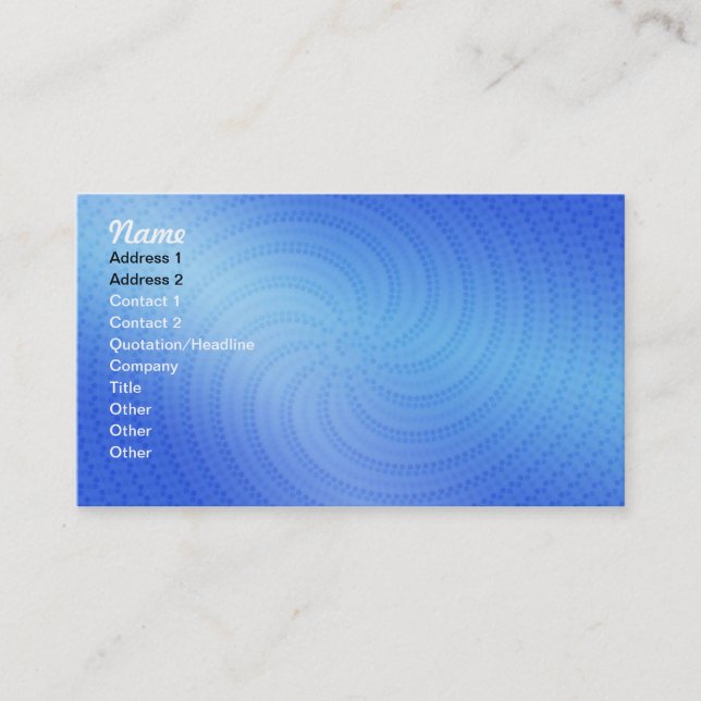 Sjukgymnastikvisitkortar Visitkort (Framsida)