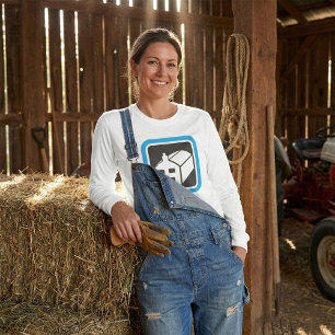 Sjukhus Barn Ikon Minimalistisk Sjukvårdsinrättnin T Shirt
