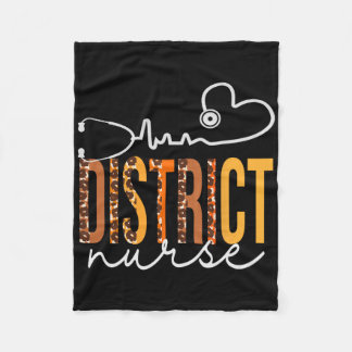 Sjukhus Leopard Heartslag Apprecition Wome Fleecefilt