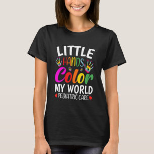 Sjukhus - Little Händer Färg My World Pedia T Shirt