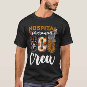 Sjukhusapotekare Boo Crew Halloween Match Pharm T Shirt