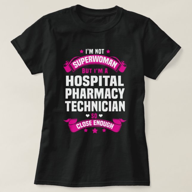 Sjukhusapotekspersonal T Shirt (Design framsida)