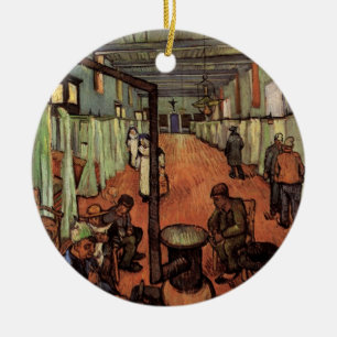 Sjukhusavdelning i Arles av Vincent van Gogh Julgransprydnad Keramik