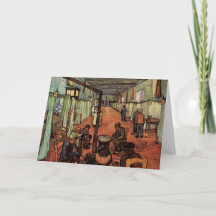Sjukhusavdelning i Arles av Vincent van Gogh Kort