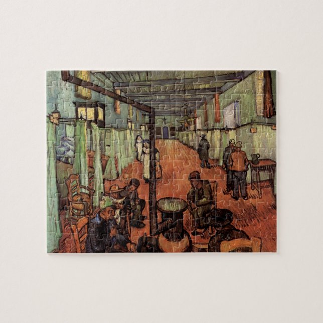 Sjukhusavdelning i Arles av Vincent van Gogh Pussel (Horisontell)