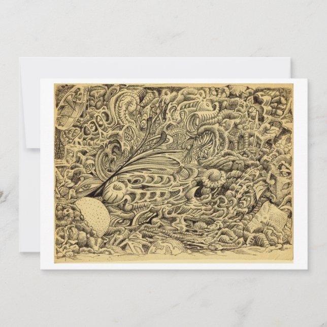 Sjukhuset, av Brian Benson Flat Card (Framsida)