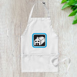 Sjukhuset Barn Icon Minimalist Healthcare Facility Förkläde<br><div class="desc">Känsla för tidlöshet och praktik med vår klassiska vita barnikon Apron. Med en slank, minimalistisk utformning visar den här plattan en vit ladulikon mot en slående svart bakgrund. Perfekt för att lägga till en liten elegans i ditt kök- eller grillverk. Den här plattan är perfekt för både matentusiaster och professionell...</div>
