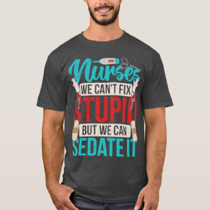Sjukhuset Nursery Älskare Medicine Funny Regi T Shirt