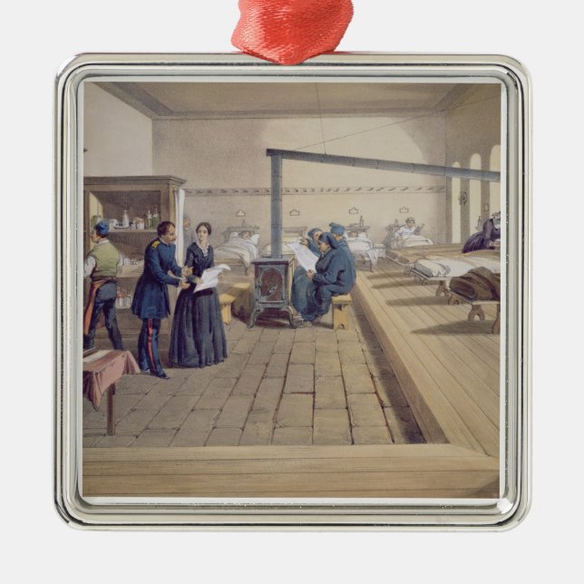 Sjukhuset på Scutari, specificerar av Florence Julgransprydnad Metall (Framsidan)