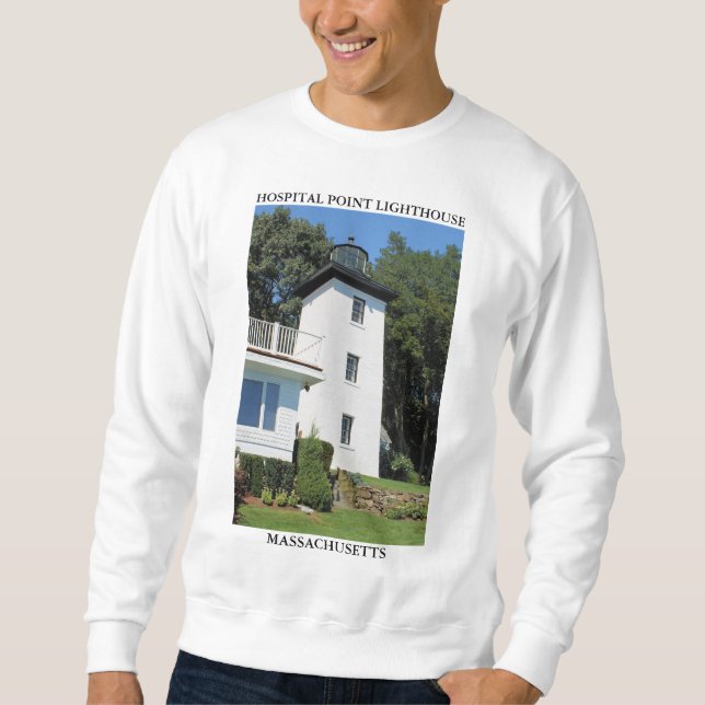 Sjukhuset Point fyr, Massachusetts Sweatshirt (Framsida)