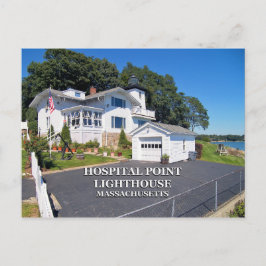 Sjukhuset Point fyr, Massachusetts Vykort