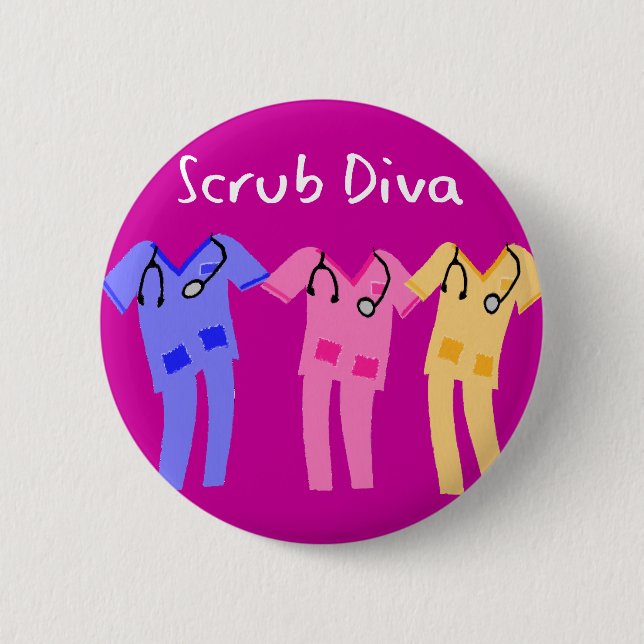 Sjukhuset skurar Wearergåvor Knapp (Framsida)